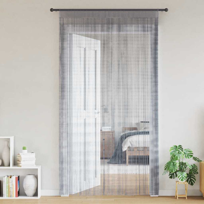 Back Bay Sheer Curtain Pair, 355.6cm Width x 635cm Drop, Light Gray