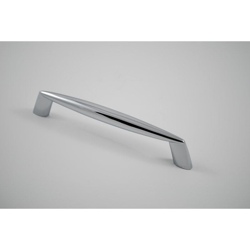 Poignée barre 5" centrée, Chrome poli