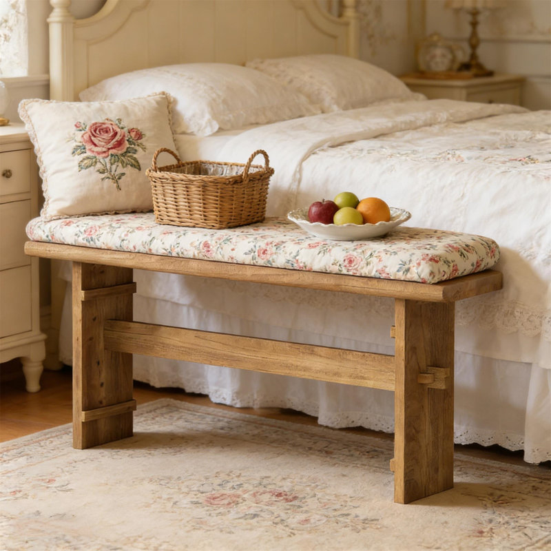 Classic 63-inch Solid Wood Sofa Table