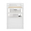 Lit mezzanine simple avec bureau et tablettes-634070677-634070678