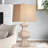  33'' Large Retro Resin Table Lamp, Rustic End Lamp for Living Room Deco