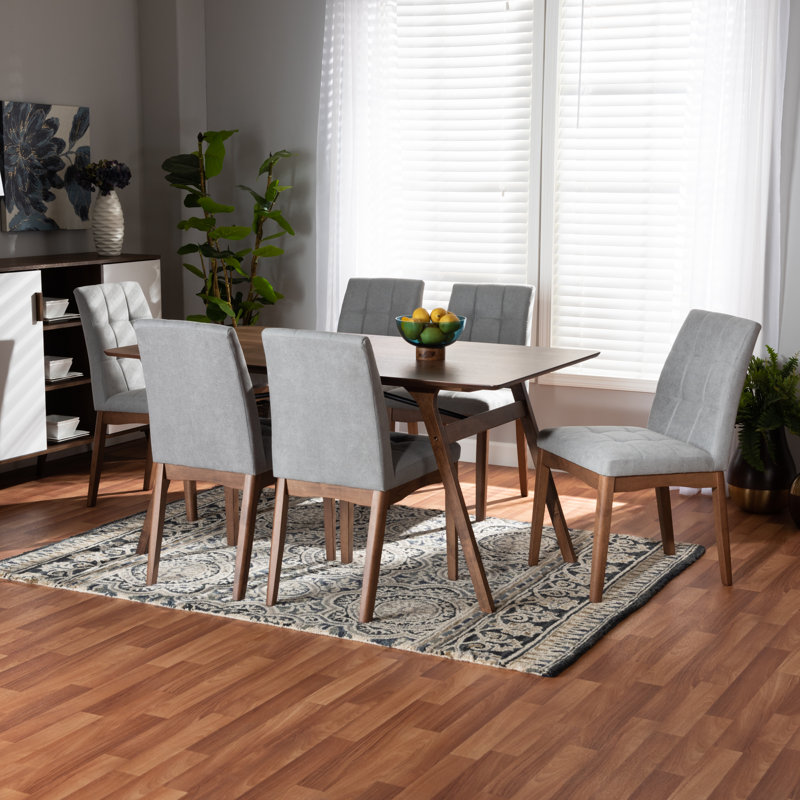 Ensemble repas pour 6 personnes Cedrial, Gris