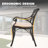 Patio 5 Pieces Cast Aluminum Dining Set With Umbrella Hole And Cushions-430740440