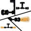 Kujo 2-Light 23cm Semi Flush Mount-1509681757