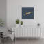 Retro Rocket Flight Abstract Contemporary Landscape Nature Wall Art Print 1 Piece Wrapped Canvas Wall Art-229859293
