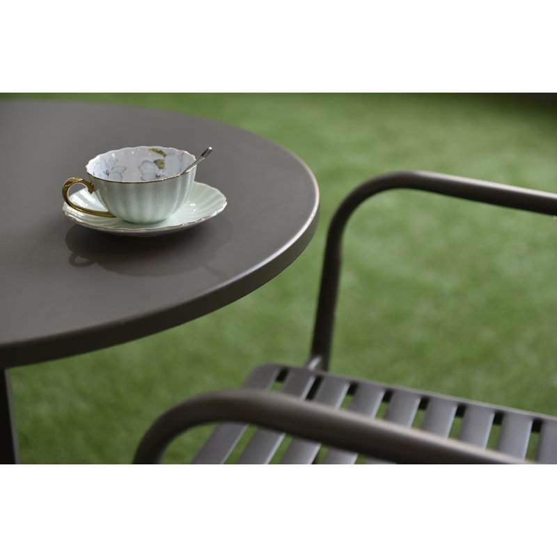 Table bistro Dairon, Brun, H 29,5 po x L 23,62 po x l 23,62 po
