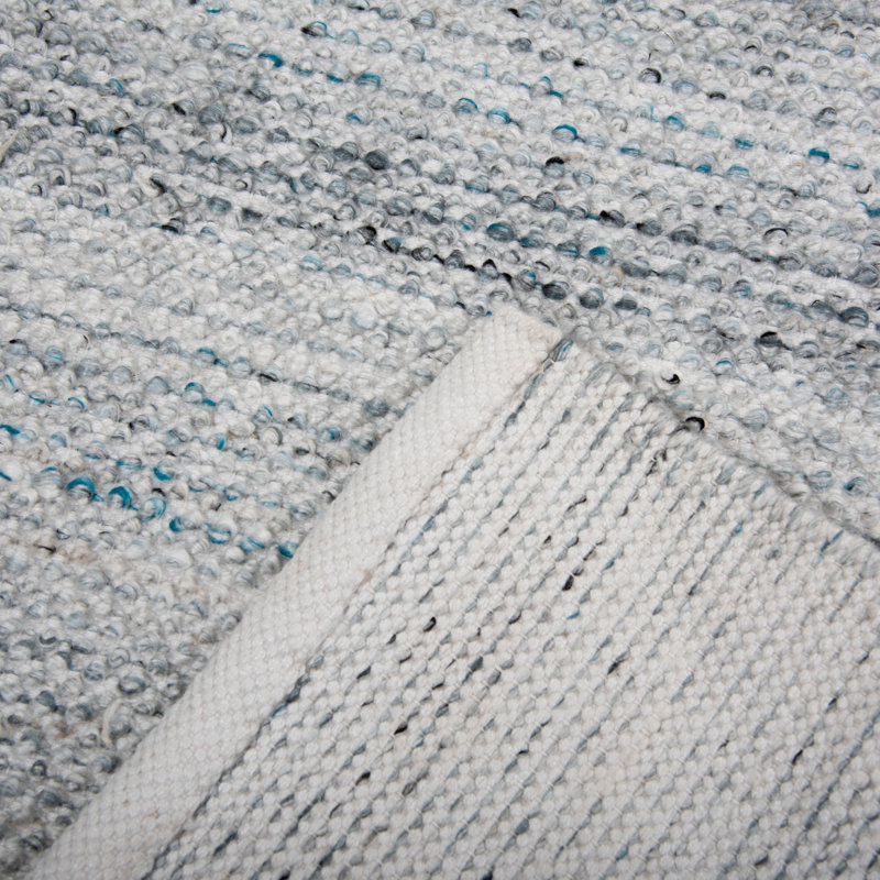 Tapis 100% polyester tissé à la main, Rectangle 5 pi x 7 pi 9 po