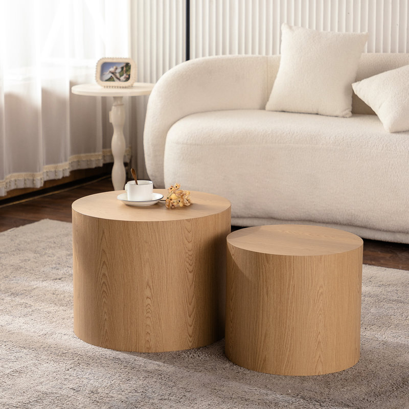 Tables basses Nesting, Naturel