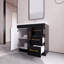 Eliza 35.43'' Single Bathroom Vanity with Acrylic Top-1999367156
