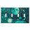 Copper Rust Patina Teal Print 4 - Gang Toggle Light Switch Standard Wall Plate