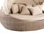 Lit de jour d'extérieur en rotin 70,87 po avec coussins Sunbrella®-100246719