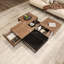 Pedestal Coffee Table with Storage