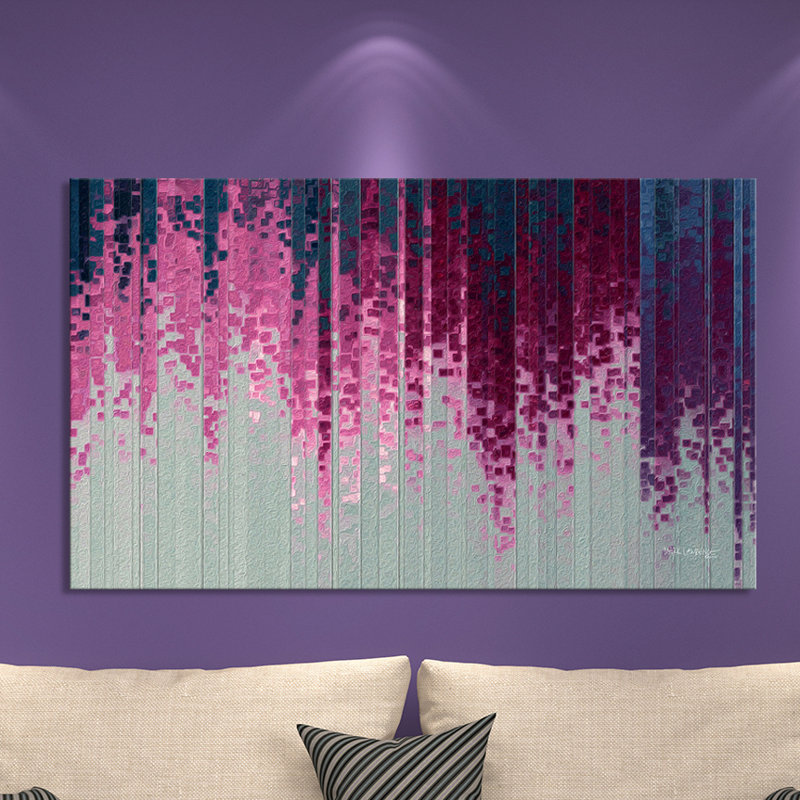 « jesus aime you ». « john 15:13 », impression, H 28 po x l 48 po x P 1,5 po, Toile tendue