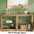 Rustic-Modern 3-Tier Entryway Console Table