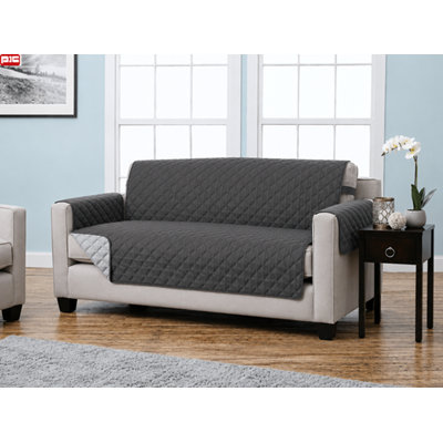 Polyester Box Cushion Sofa Slipcover