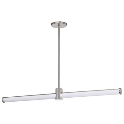 Darchelle - Luminaire suspendu pour îlot de 36 pouces DEL - Lentille en acrylique