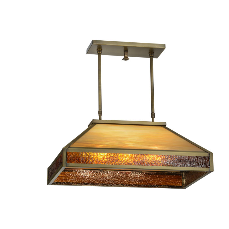 3 - Light Pendant, 44" H x 24" W x 15" D