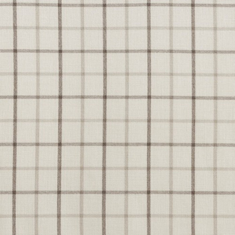 Panneau de rideau à passants écossais en similicuir avec doublure en molleton (seulement 1 panneau PC), Beige
