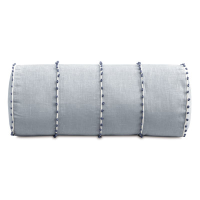 Beatrice Linen Bolster Pillow Cover & Insert
