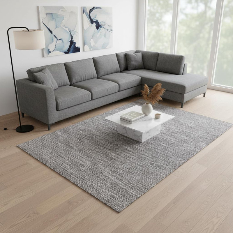 8' X 11' Gray Area Rug