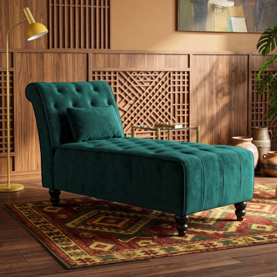 Chaise longue avec pieds