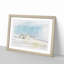 Giza Necropolis Pyramids in Egypt - Picture Frame Graphic Art Print-55732995-55732992