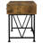 Rustic Nutmeg 2-Piece Computer Desk And Bookcase