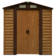6 ft. W x 5 ft. D Overlap Apex Metal Garden Shed