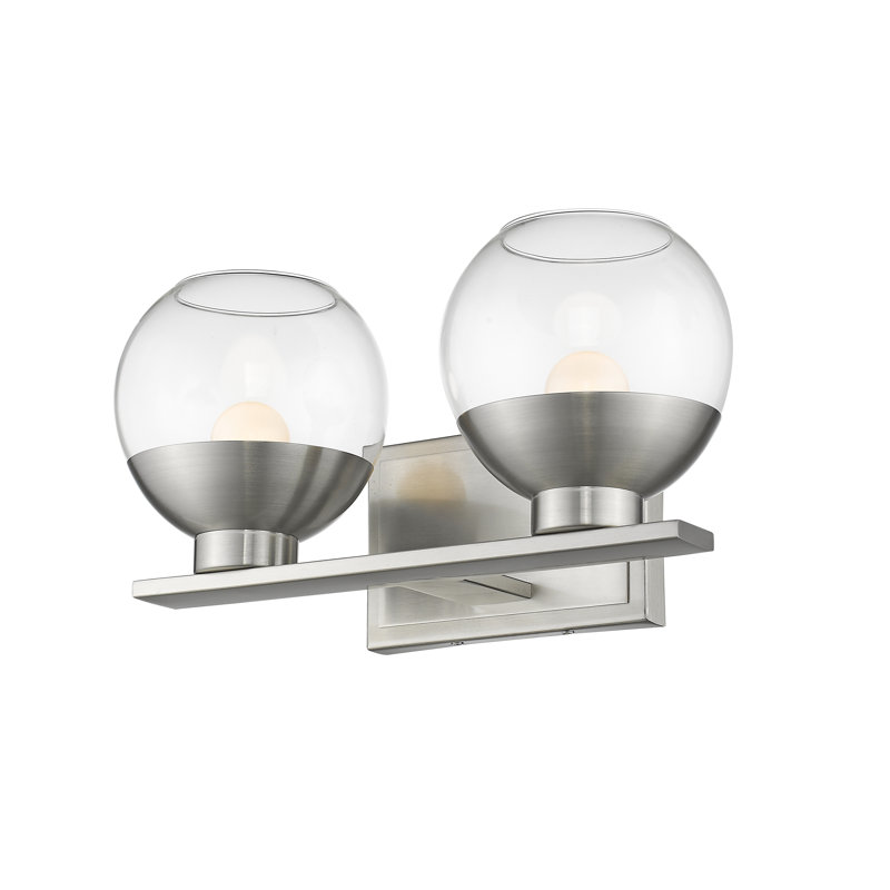 Mingus 2 - Light Dimmable Vanity Light, Brushed Nickel