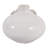 Embossed Floral Ceramic Bud Flower Vase for Living Room Table Accent - Tall Vase Home Decor for Entryway, Bedroom or Foyer - 6"