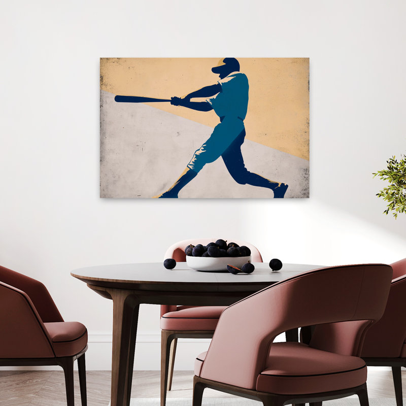 Contemporary Art Contemporary Bat Wall Art by Pictufy - Wrapped Canvas Print, 91.44 cm H x 60.96 cm W