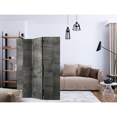 Haldas 135cm W x 172cm H 3 - Panel Solid Wood Folding Room Divider