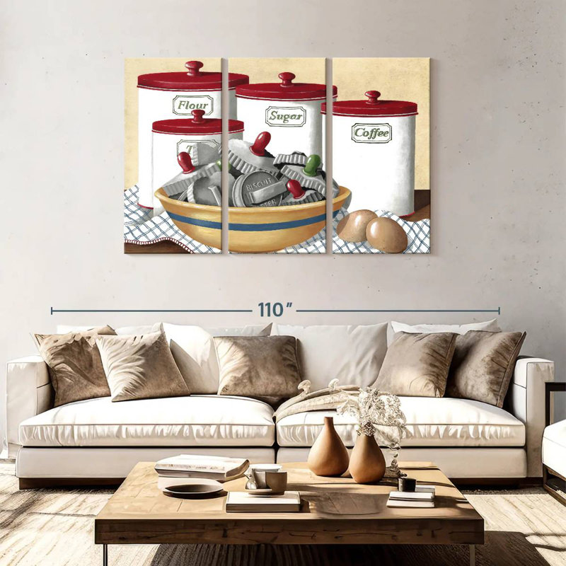 Café Senne Kitchen Flower, H 48 po x l 74 po