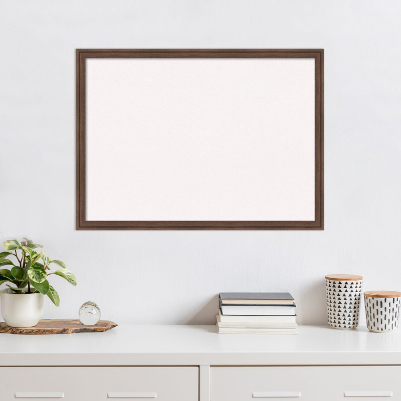 Amanti Art Cork Mounting / Installation Required and Wall Plastic Bulletin Board, 22" x 30"
