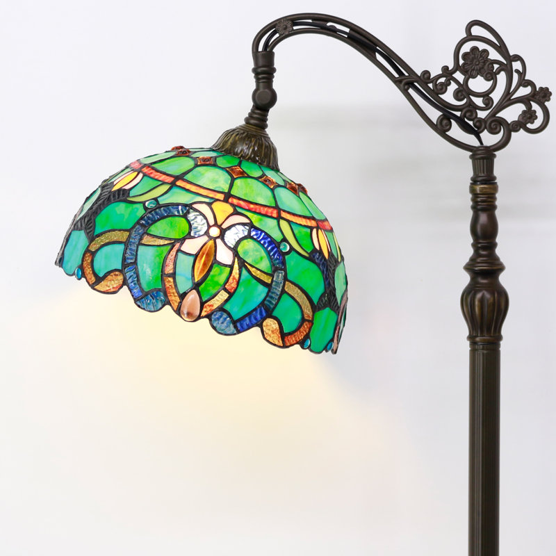 Longford 67'' Bronze Arched Floor Lamp Set