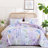 3-Piece Floral Quilt Set Soft Cozy Microfiber Lightweight All-Season Bedspread Coverlet-123215415-123215402