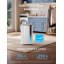 DREO 73 pt. 2000 pieds carrés Pi. Déshumidificateur intelligent, grand réservoir d'eau de 7 L, 3 vitesses, 41dB silencieux avec minuterie, ENERGY STAR, drain continu en blanc