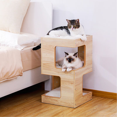 Multi-Level Modern Cat Condo Indoor Furniture