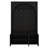 Arched Hall Tree With Storage Bench, Entryway Storage Bench With Golden Hooks And Adjustable Shelves, 3 Cabinets-427832390