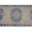Tapis turcs, tapis rétro, tapis froids, tapis de chambre bleu, tapis de couloir de 2,3 x 10 pi, tapis tissé à plat