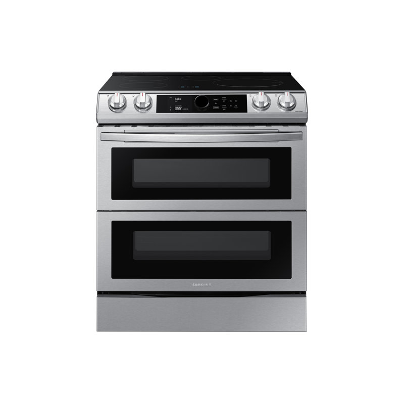 Cuisinière électrique 30 po 6,3 pi cu avec four à convection et friture
