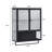 Dalet Modern Two-door Wall Cabinet with Enclosed Storage,Open Shelf and Towel Rack-158789064