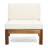 Wood Terrace Chair In Beige With Water- Cushions