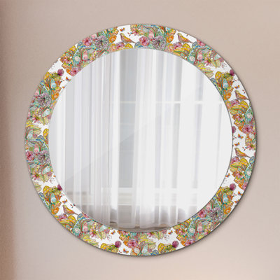 Huldar Glass Flat Wall Mirror