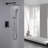 10" Square Complete Shower System With Rough-in Valve And Hand Shower-73566709