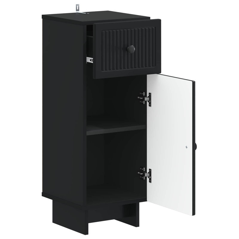 Bathroom Cabinet, Black