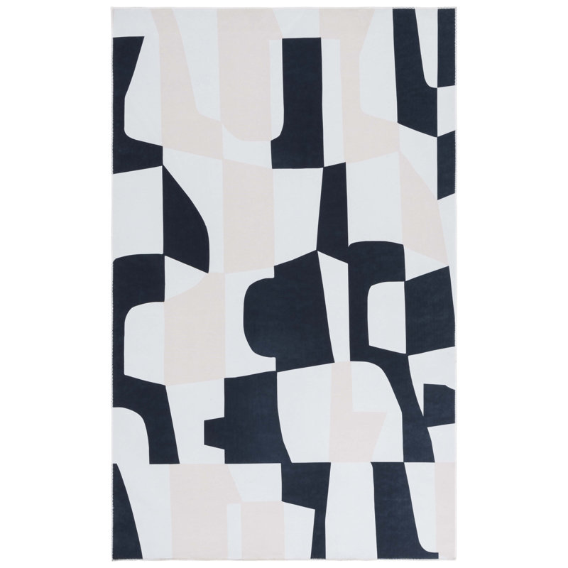 Tapis ivoire / beige Amalea 827, Rectangle 6 pi x 9 pi