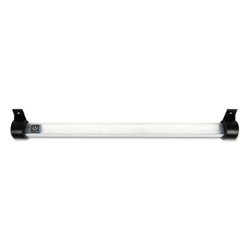 Black 24" Under Cabinet LED Strip Light with Touch Dimming