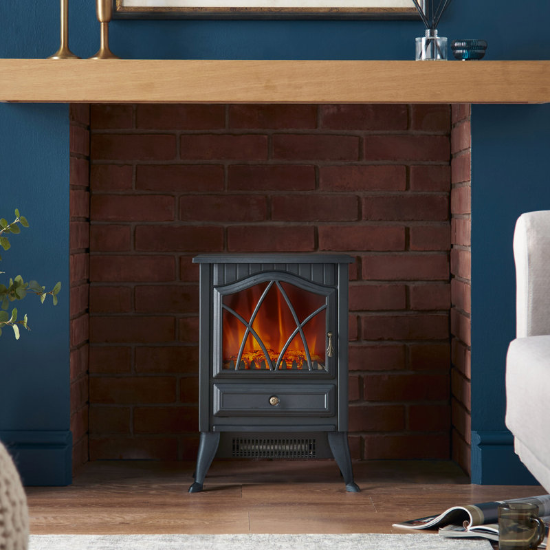 VonHaus 38cm W Electric Stove, Black