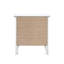 Table de chevet 3 tiroirs Hammond G0091-N - blanc